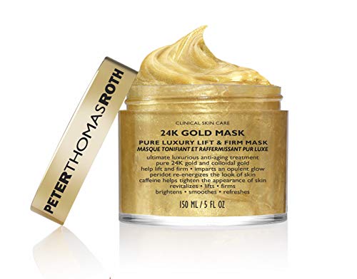 Peter Thomas Roth  Peter Thomas Roth 24K Gold Pure Luxury Lift and Firm Mask, 5 Ounce Tapones para los oídos 2 Centimeters Negro (Black)