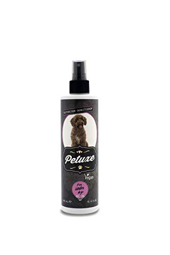 Petuxe Acondicionador Vegano para Perros de Agua. Acondicionador Vegano Perros. Texturizador Perro de Agua. Acondicionador Mascotas. Hidratación, Brillo, Textura y fijación del Rizo (300 ml)