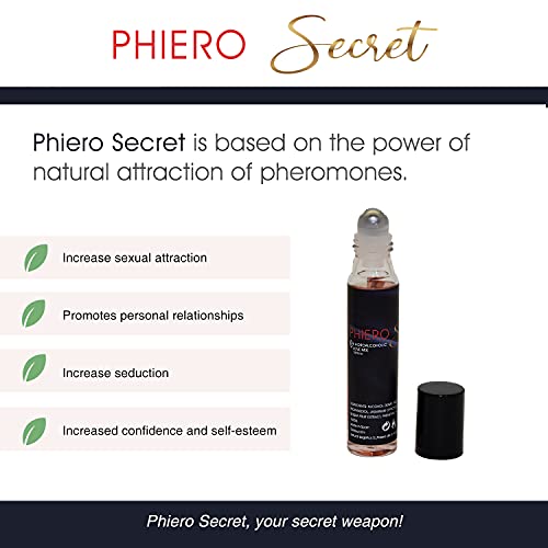 Phiero Secret: Concentrado de feromonas para mujer. Combinalo con tu perfume. Inoloro (2)