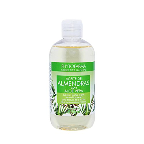 Phytofarma Aceite de Almendras con Aloe Vera - Paquete de 2 x 250 ml - Total: 500 ml