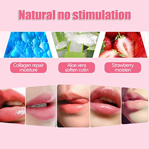 Pilaten Pack De Mascarillas Labiales Nutritivas, Mascarilla Para Labios Lip Mask, color Rosa, 8 Unidad