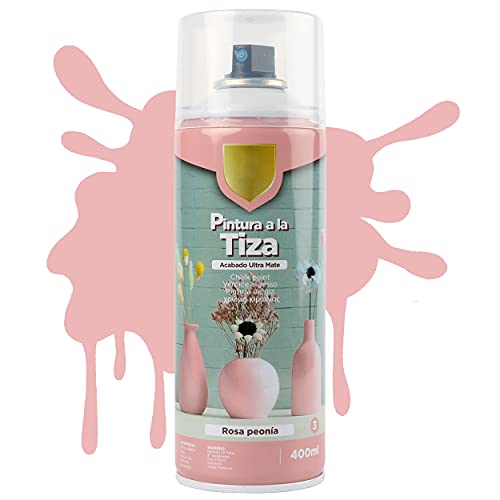 Pintura Spray a la Tiza Color Pastel Acabado Ultra Mate - Rosa Peonia 400ml