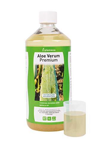 Plameca Aloe Verum Premium - Salud Gastrointestinal Y Fatiga, color Verde, 1000 g