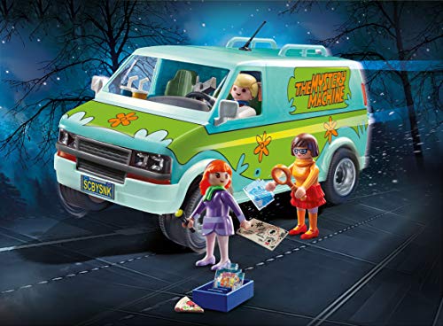 Playmobil Scooby-Doo La Máquina Del Misterio Con Efectos De Luz, A Partir De 4 Años (70286) + Scooby-Doo! 70363 Cena Con Shaggy, A Partir De 5 Años