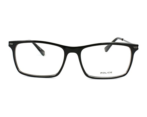 Police - Montura de gafas - para hombre Negro glänzend schwarz - gun metall Large