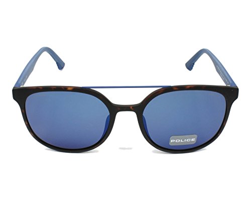 Police SPL634-7VEP Gafas, Havana, 55/19/145 Unisex Adulto