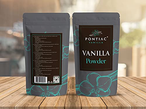 Polvo vainilla bourbon premium-100% natural - 20gr NET-vainas vainilla de bourbon Madagascar puro molido - sin endulzar - aroma intenso-productor directo