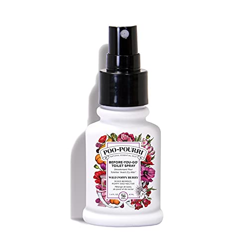 Poo-Pourri Toilet Spray Wild Poppy Berry 41 ml. mixed berries, poppy seeds and nectar natural essential oils