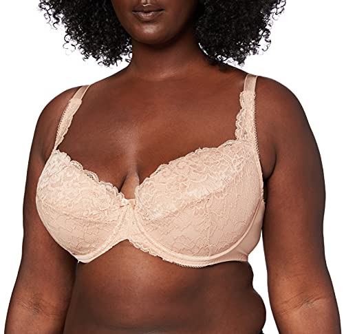 Pour Moi? Forever Fiore Padded Plunge Bra Sujetador, Almendra, 95D para Mujer