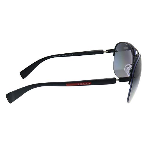 Prada LINEA ROSSA PS 56MS Gafas de Sol, Black Rubber, 62 para Hombre