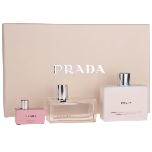 Prada tendre Eau de Parfum 50 ml/Body Lotion 100 ml y Eau de Parfum 7 ml Set de regalo para ella