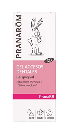 Pranarôm Pranabb Gel gingival, sabor agradable, sin azucares, con aceites esenciales certificados bio, 15 ml