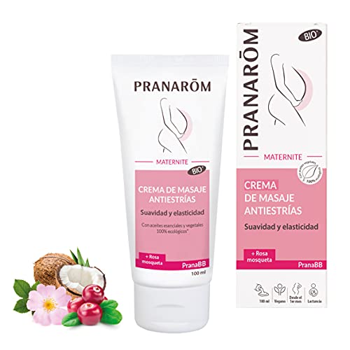 Pranarom PRANABB Maternidad Crema Anti-estrias 100ml, Negro, Estandar, 100