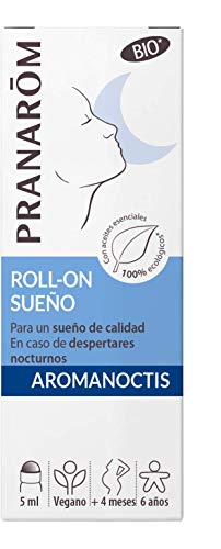 Pranarôm Roll-on Sueño, Para un sueño de calidad en caso de despertares nocturnos, Sueño y relajación, 5 ml