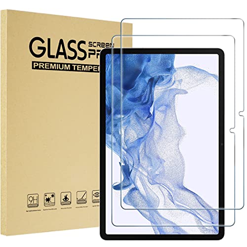 ProCase 2 Protectores de Pantalla para Galaxy Tab S8 Plus 2022/Galaxy Tab S7 FE 2021/Galaxy Tab S7 Plus 12.4" 2020, Screen Protector Vidrio Templado Mica para 12.4 Pulgadas Galaxy Tab S7 Plus S7+ S8+