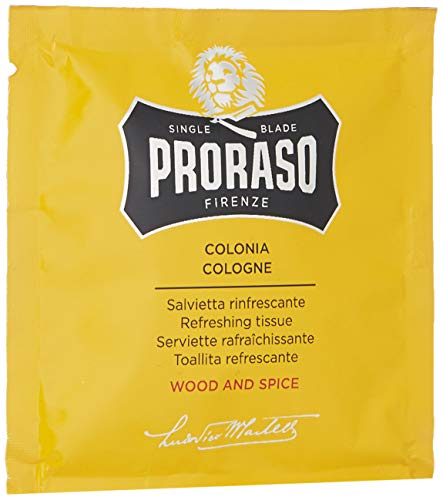 Proraso Toallitas refrescantes aroma madera y especias 1 x 6