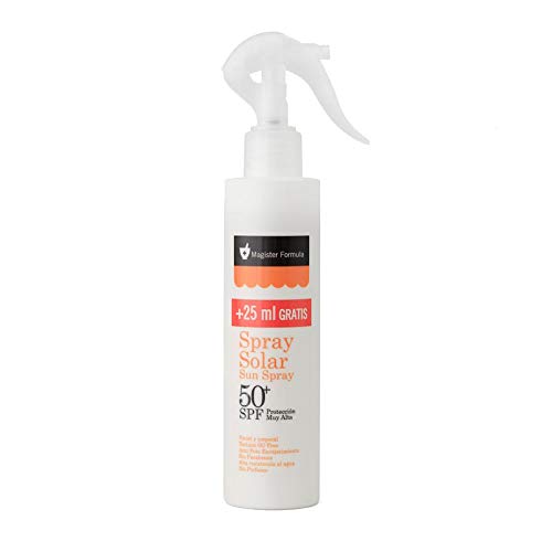 Protector Solar 50 en spray 125 ml + 25 ml GRATIS | Crema solar SPF 50 | Textura Oil free y Apto para Pieles Grasas | Facial y Corporal | Resistente al Agua | Acción Anti-Fotoenvejecimiento