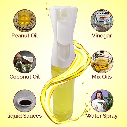 Pulverizador Aceite. Spray Aceite Cocina. Aceitera Spray Vaporizador de Aceite de Oliva y Limon. Dispensador de Aceite, Dosificador de Aceite en Spray. Vaporizador Vinagre Spray para cocinar