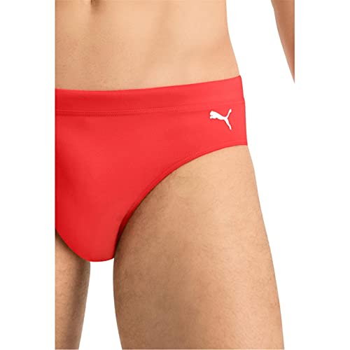 PUMA Classic Men's Swimming Brief Bañador, Rojo, L para Hombre