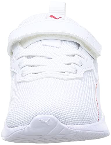 PUMA Flyer Flex AC INF, Zapatillas Unisex bebé, Blanco, 23 EU