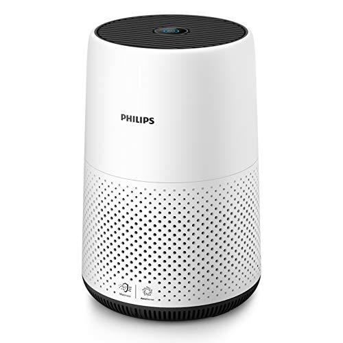 Purificador de Aire Serie 800 Philips - Elimina Gérmenes, Polvo y Alérgenos en Estancias de hasta 49 m², 3 Velocidades, Modo Sueño (AC0820/10)