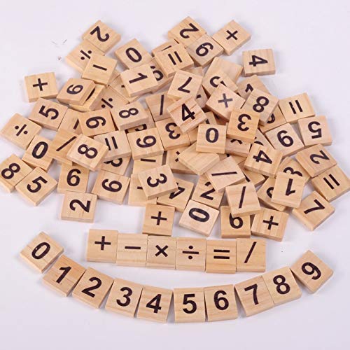 Puzzle 100 Piezas De Madera Scrabble Azulejos Letra Alfabeto Scrabbles Número Artesanía Madera Palabras En Inglés Rompecabezas Digital