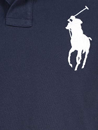 Ralph Lauren Big Pony - Polo de manga corta para hombre, azul marino, S