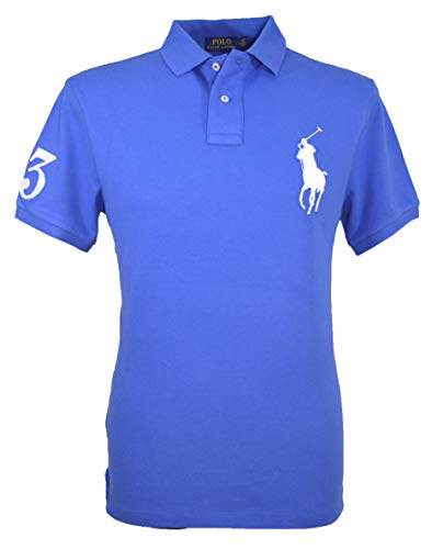 Ralph Lauren Big Pony - Polo para hombre, color azul Azul azul M