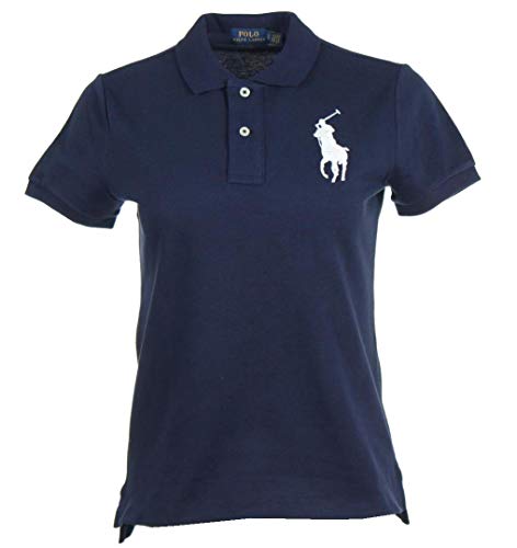 Ralph Lauren Big Pony - Polo para mujer azul marino XS