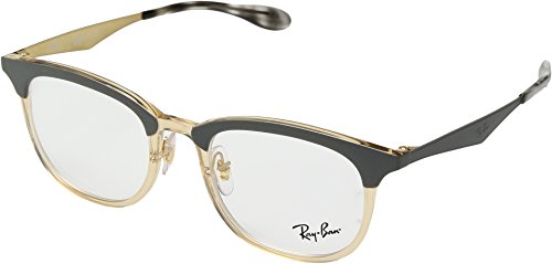 Ray-Ban 0Rx7112, Monturas de Gafas Unisex-Adulto, Light Brown/Grey, 51