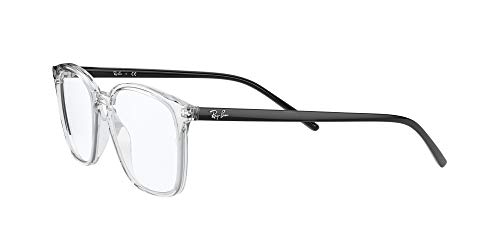 Ray-Ban 0rx7185 Gafas, Transparent, 50 Unisex