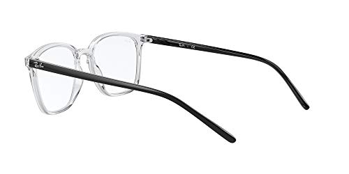 Ray-Ban 0rx7185 Gafas, Transparent, 50 Unisex