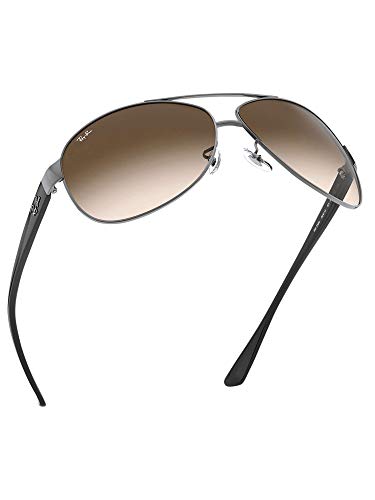 Ray-Ban de los hombres Gafas de sol de aviador RB3386, marrón, One Size