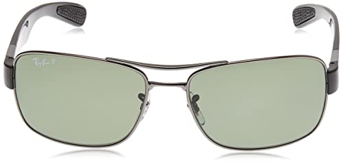 Ray-ban Mod. 3522 - Gafas de sol para hombre, color negro (gunmetal/polargreen), talla 61