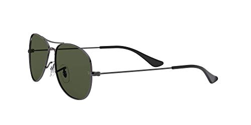 Ray-Ban RB 3362 Cockpit Gafas de Sol, Gunmetal, 56 para Hombre