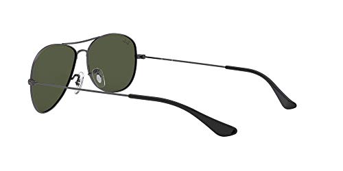 Ray-Ban RB 3362 Cockpit Gafas de Sol, Gunmetal, 56 para Hombre