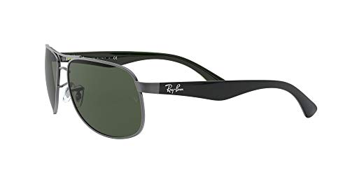 Ray-Ban Rb3502 Gafas de Sol, Matte Gunmetal, 61 para Hombre