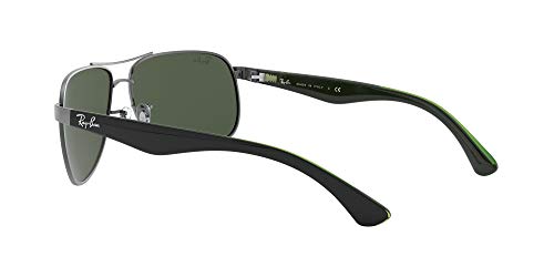 Ray-Ban Rb3502 Gafas de Sol, Matte Gunmetal, 61 para Hombre