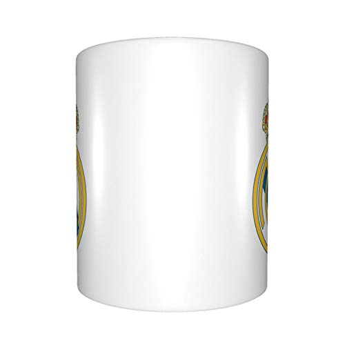 Real Madrid - Tazas de porcelana para café, té, cacao (11 onzas)