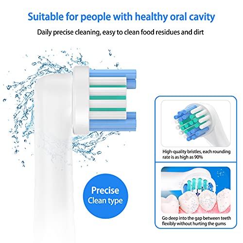 Recambios Cepillo Compatible Oral b， Cabezal de Recambio Para Oral-B Cepillo de Dientes Eléctrico,Limpieza Profunda Cabezales de Cepillo de Dientes (16)