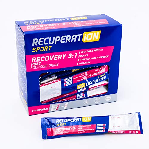 Recuperation Sport Recovery 3:1 | Bebida instantánea en polvo para la recuperación muscular | 24 sticks x 25 gr |