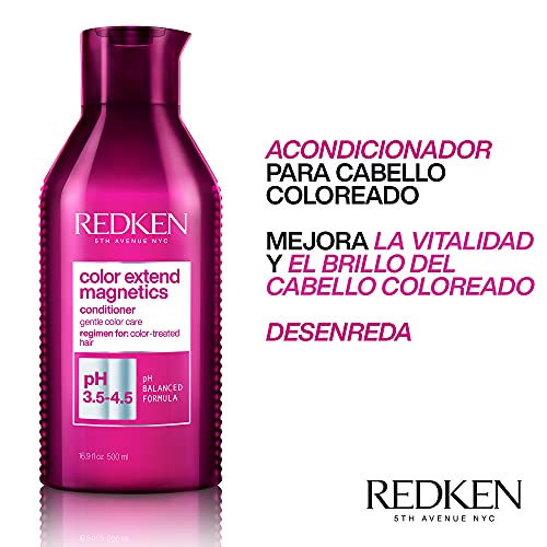 Redken | Acondicionador Protector del Color Para Cabellos Coloreados, Color Extend Magnetics, 500ml