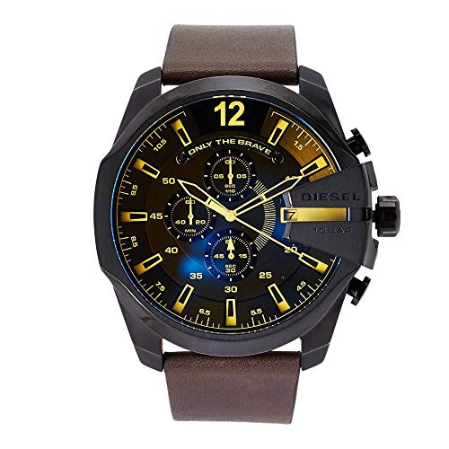 Reloj para hombre Diesel Mega Chief Anadigi, Tamaño de la caja 51 mm, Reloj de acero inoxidable