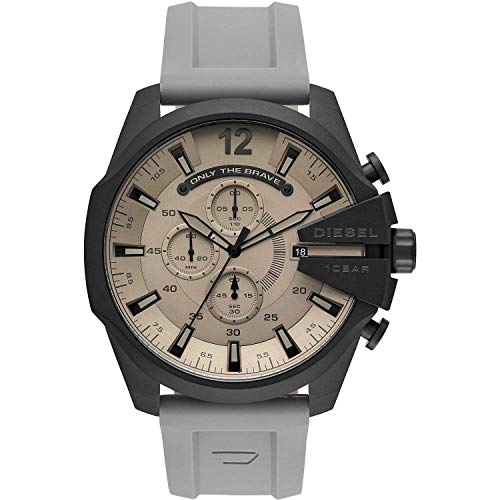 Reloj para hombre Diesel Mega Chief Anadigi, Tamaño de la caja 51 mm, Reloj de acero inoxidable