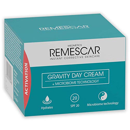 Remescar gravedad Crema de Día - SPF 20 - Boost colágeno y elastina para mejorar la piel Firmeza - reducir los signos visibles del envejecimiento - microbioma Tecnología