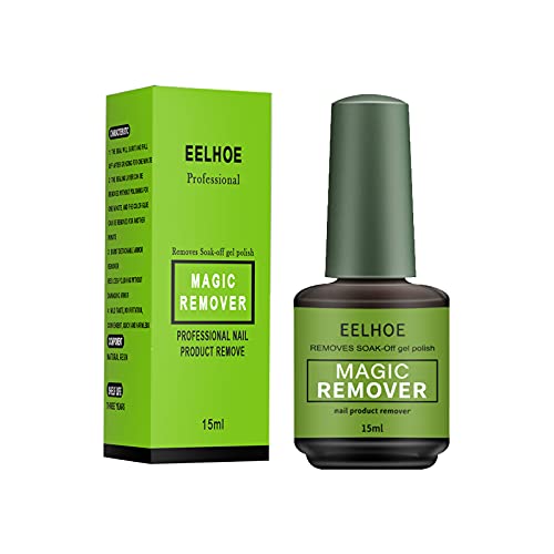 Removedor de Esmalte de Uñas Magic Removedor de Esmalte de Gel Magic Soak-Off, Removedor Esmalte Permanente Profesional Elimina El Esmalte de Uñas en 3-5 Minutos Fácil Y Rápidamente