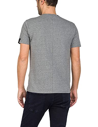 REPLAY M3591 .000.2660 Camiseta, Gris (Dark Grey Melange M03), M para Hombre