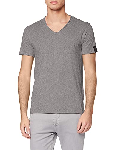 REPLAY M3591 .000.2660 Camiseta, Gris (Dark Grey Melange M03), M para Hombre