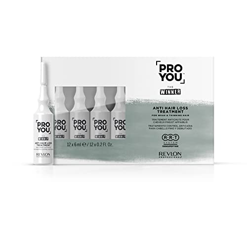 Revlon Profesional ProYou Tratamiento de Ampollas Anticaída para el cabello, 12x6 ml