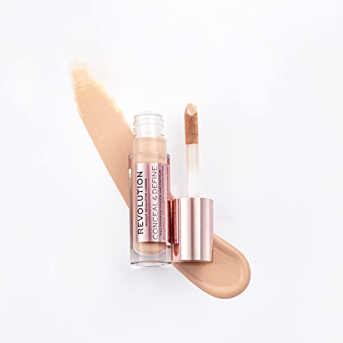 Revolution Beauty Ltd20647 Makeup London Conceal & Define Concealer Korektor W Plynie 3,4ml, C7, 21 Gramo